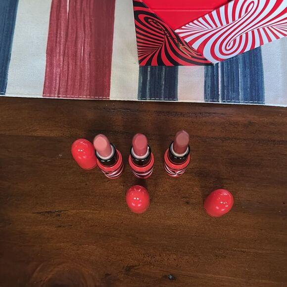 MAC Lipstick TRIO neutral size mini plus Ipsy bag - Picture 15 of 16